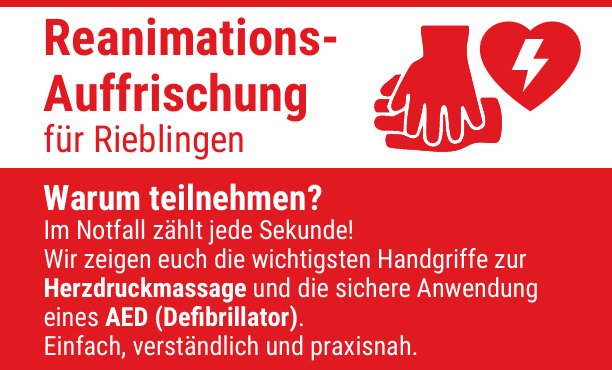 Reanimations-Auffrischung in Rieblingen