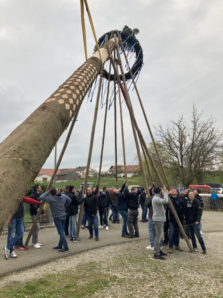 Maibaum aufstellen 2022