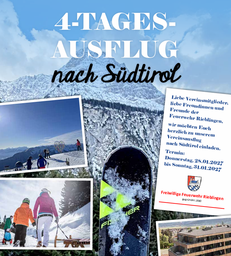 Jetzt anmelden: Winterausflug nach Südtirol im Januar 2027